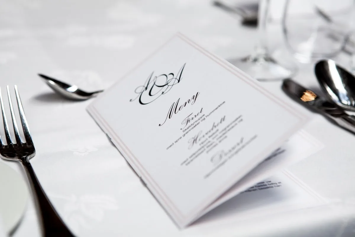 Menu Card — S.Creation